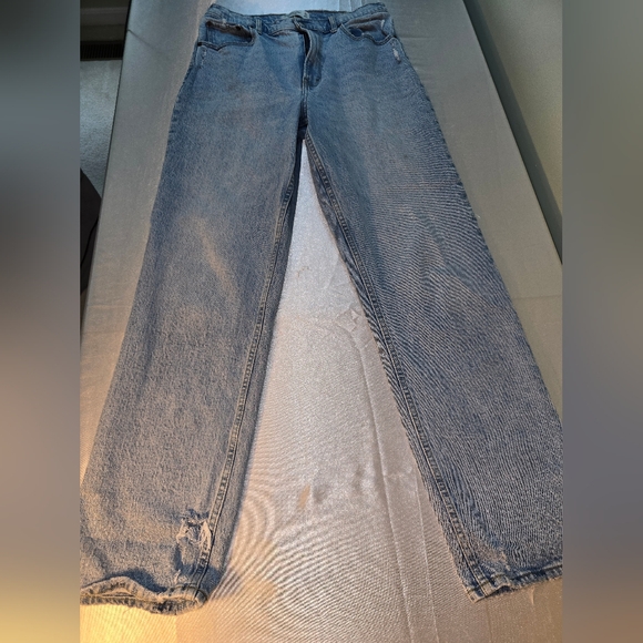 Abercrombie & Fitch Classic Blue Straight Leg Jeans - Picture 1 of 10